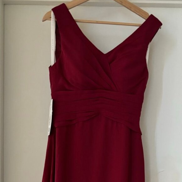 Azazie Mya A4 Burgundy Dress - Picture 3 of 6